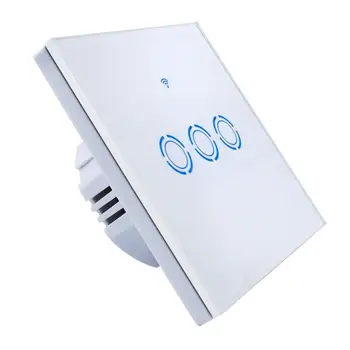 EWeLink ES/JK 1/2/3 Gauja Vieno Gaisro Vielos Touch Perjunkite Wi-fi Smart Switch Sienų apšvietimo Jungiklis Touch Panel Dirbti Su 