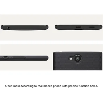 Sony Xperia XA2 Plus Atveju Originali Nillkin Atveju-Aukštos Kokybės Super Matinio apsaugoti kietas PC Galinį Dangtelį Sony Xperia XA2 Plius