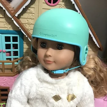 žaislų namuose Amerikos lėlė mergaitė priedai 20cm lėlės toyhouse lėlės priedai šalmas 18 colių didelis og