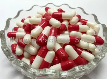 0# 1# 2# 1000 vnt. / daug.raudonos -baltos spalvos kietos želatinos tuščios kapsulės, tuščiaviduriai želatinos kapsulės ,sujungtos arba atskirti kapsulės