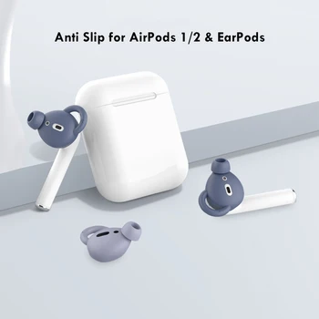 1:1 Silikono Atveju Ausies Kablio Dangtelis Apple AirPods 1 2 Pasyvus Triukšmą Ausinės Mova, skirta 