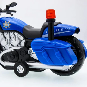 1:13 Metalo Policijos Žaislas Motociklo Modelis Žaislas, Automobilių Šviesos Muzikos Funkcija Traukti Atgal Lydinio Motociklo Žaislas Automobilio Modelį Dovana Vaikams, Žaislas Automobilis