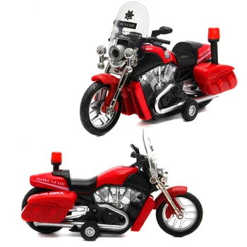 1:13 Metalo Policijos Žaislas Motociklo Modelis Žaislas, Automobilių Šviesos Muzikos Funkcija Traukti Atgal Lydinio Motociklo Žaislas Automobilio Modelį Dovana Vaikams, Žaislas Automobilis