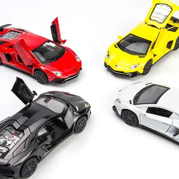 1:32 Lydinio Automobilių Modeliai LP750 Diecast Modelio Transporto priemonių, Automobilių Garso, Šviesos, Traukti Atgal, Automobilių Žaislas Nedidelio Masto Modelis Automobiliai, Žaislai