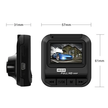 1.6 colių 1080P Automobilių Vaizdo įrašymo Aukštos raiškos Kamera Vairavimo Diktofonas Infraraudonųjų spindulių Naktinio Matymo