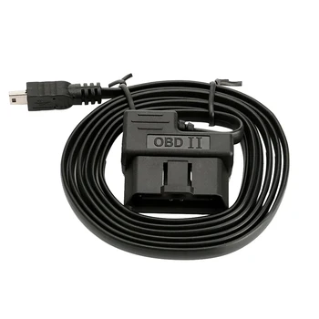1,8 m OBD II, OBD 2 16 Pin Mini USB Kabelį Automobilių HUD Head up Display OBD2 Connection Cable automobilių Galva Dispaly