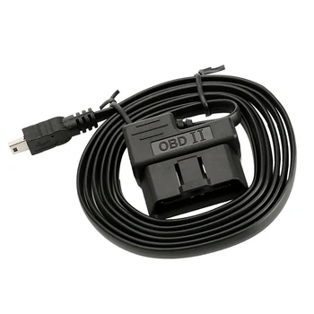 1,8 m OBD II, OBD 2 16 Pin Mini USB Kabelį Automobilių HUD Head up Display OBD2 Connection Cable automobilių Galva Dispaly