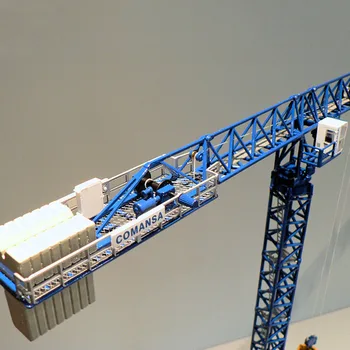 1/87 Masto Metalo Lydinio Sunkiųjų bokštinis Kranas Svarstyklės Bokštas diecast Krano konstrukcijos modelio gerbėjų kolekcijas namų puošybai ekranas