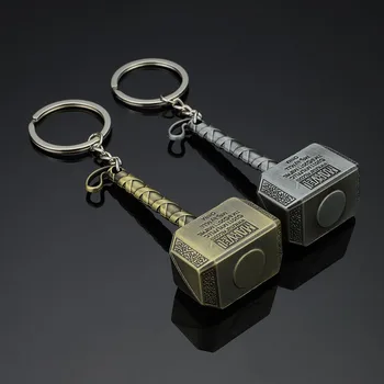 1 Gabalas Metalo Auto Automobilis Keršytojas Thor Thor ' s Hammer paketų prižiūrėtojų raktinę Keychain