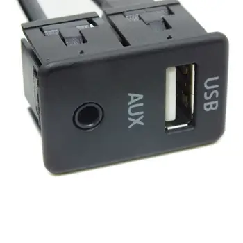 1 Vnt 1,5 M Automobilio Brūkšnys Flush Mount USB Prievadą Skydelio Auto Valtis 3.5 mm AUX USB prailginimo Kabelis Adapteris, Transporto priemonės, Automobilių Reikmenys