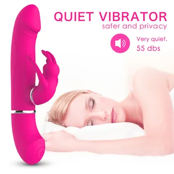 1 Vnt Vibratorius 2 In 1 Sekso Žaislas Suaugusiųjų Produkto Nuimamas USB Įkrovimo Moterims Klitoris Massager Sekso Žaislai Moterims-35