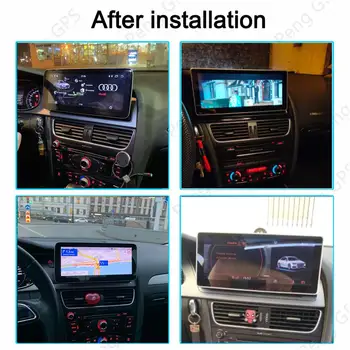 10.2 colių Android 9 ekranas Audi A4/Audi A5 2009-m. automobilių GPS Navigacijos headunit brūkšnys daugialypės terpės grotuvas, Radijo magnetofonas