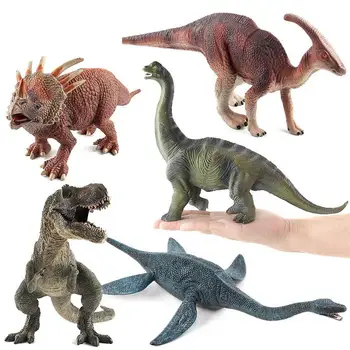10 Stilius Juros Periodo Laukinis Gyvenimas Dinozaurų Žaislai Pavyzdį, Plastikiniai Žaisti Žaislai Dinozaurų Veiksmų Skaičiai Vaikai Berniukas Dovana