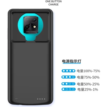 10000 Mah Už Xiaomi Redmi Mi 10X 9 Pro 9T Pro CC9 SE 10 k20 k30 Pastaba 8 7 Pastaba Pro Sumaišykite 3 Lite Baterija Atveju Galios Banko Įkroviklis