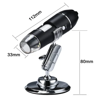 1000X Priartinimas HD 1080P USB Skaitmeninis Mikroskopas didinamasis stiklas Borescope Vaizdo Kamera su 8LED Patenkinti Įvairių Pramonės Poreikius