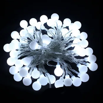 10M 100 LED Pasaulyje String Žibintai Šiltai Balta/Balta Rutulį Pasakų Šviesos Šalis, Kalėdų, Vestuvių, Naujųjų Metų vidaus ir lauko Apdaila