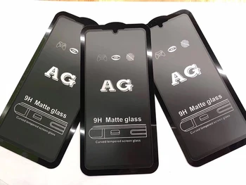 10vnt AG Matinis Grūdintas Stiklas Screen Protector, iPhone, 11 Pro Max XS XR X 8 7 6 6S Plius, Premium Lenktas Sprogimų Filmas