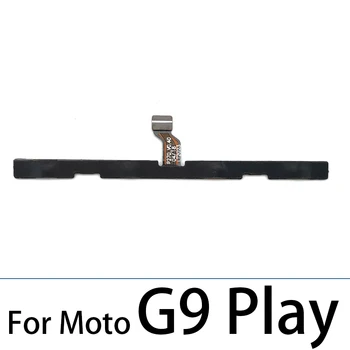 10vnt/Daug Moto E7 Plius Power on/off Garsumo Klavišą Mygtuką Flex Kabelis Juostelę Motorola Moto G8 G9 G7 G5 G6 G5S G4 Plius Žaisti