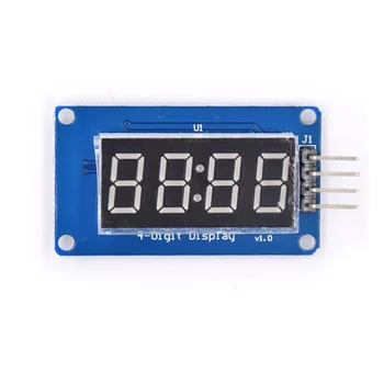 10vnt/lot 4 Bitų Skaitmeninis Vamzdžio LED Ekranas Modulis Su Laikrodžio Ekranas TM1637