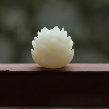 10VNT Lotus Ranka Raižyti Balta 5 Sluoksnių Bodhi Sėklos Granulių PASIDARYK pats Reikmenys, Papuošalai, Namų Puošybai Amatų