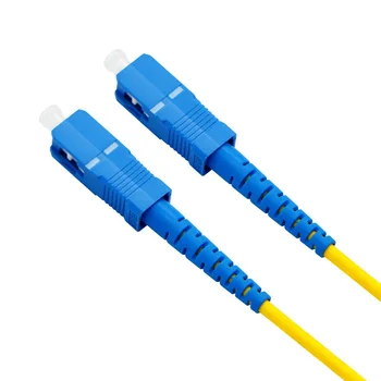 10VNT/maišas 5M SC UPC Vieno pluošto single-mode fiber optic patch cord SC UPC 5M Simpex 3.0 mm FTTH šviesolaidžio jumper nemokamas pristatymas