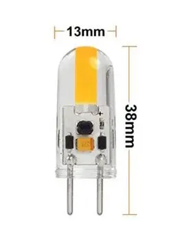 10vnt Pritemdomi GY6.35 LED lempos DC 12V Silikono COB LED Prožektoriai, Lemputės 3W 1505 COB šviesos Pakeisti 30W halogeninis apšvietimas