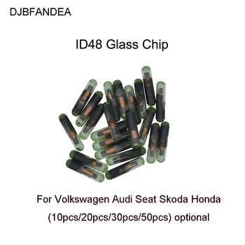 10X 20X 30X 50X 100X Automobilio Raktas Stiklo Atsakiklis ID48 ID 48 Chip T6 Kriptografijos Atrakinta Chip Volkswagen Audi Seat Skoda Honda