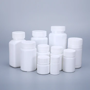 112ML Tuščių plastikinių butelių kapsulė vitamino maistinė Farmacinė pakuotė konteineris su childproof dangtį, 50PCS/daug