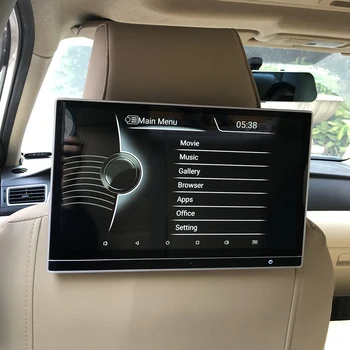 12.5 colių Android 9.0 Automobilių Pogalvių Monitorius Su Garsiakalbiais Touch Ekranas, WIFI, Bluetooth, USB, SD, HDMI FM Veidrodis nuorodą Miracast BMW