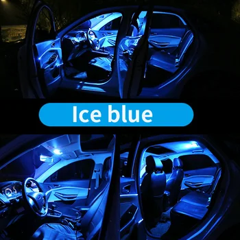 14pcs Balta Lemputė LED Automobilių Šviesos Interjero Rinkinys 2006-2013 m. Lexus IS250/IS350/ISF Žemėlapis Dome Kamieno Daiktadėžė Lempos
