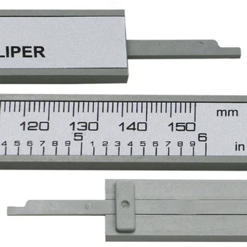 150mm 6 colių LCD Skaitmeninių Elektroninių Anglies Pluošto Vernier Suportas Gabaritas Mikrometro Matavimo Įrankis