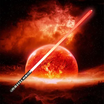 16 naujų RGB Spalvų Lightsaber USB Įkrovimo Jedi Sith Lukas Jėga, Šviesos Saber Garso Metalo Rankena Kardas Šviečiantys Žaislai