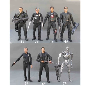 18cm Terminatoriaus Modelis Žaislai 2019 Klasikinis Filmas Arnoldas Schwarzeneggeris T800 Cyberdyne Showdown PVC Lėlės, Žaislai Vaikams, Dovanos