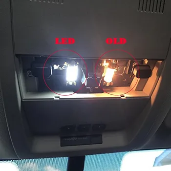 18Pcs Canbus Led Automobiliui LED Lempučių Salono Apšvietimas, Rinkinys, Skirtas 