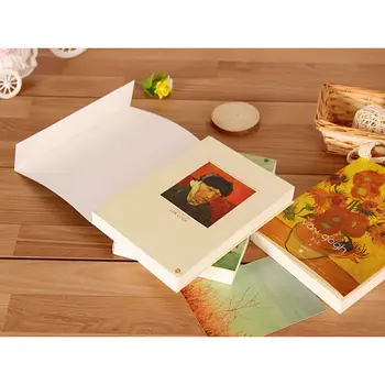 1PC Tuščią Popieriaus Klasikinio Van Gogh Sketchbook Dienoraštis A4 Paiting Grafiti Piešimo Eskizas Knygos Notebook Pad Mokyklos Raštinės reikmenys