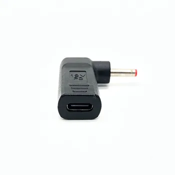 1pcs Dc USB C Tipo USB C Moterų 3,5*1.35 3.5x1.35 mm Male Plug Konverteris Maitinimo Jungtis Adapteris