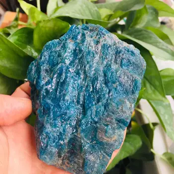 1pcs Natūralių mėlyna apatite, akmens, mineralinė akmens pavyzdys