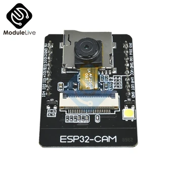 2.0 MP ESP32-S ESP32 ESP32-CAM, WIFi, Bluetooth Vystymo Lenta su OV2640 Kamera +2.4 G Bevielio SMA Antena NRF24L01 2dB Pelnas