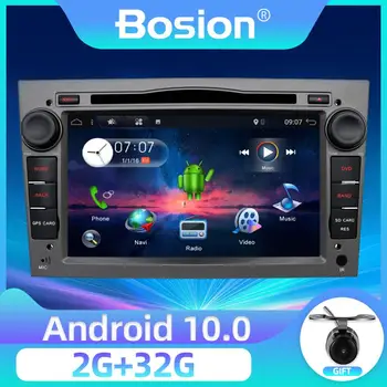 2 din Quad core Android 10 Automobilių magnetofonas GPS DVD Grotuvas, Opel Astra H, Vectra Corsa Vectra B C G paramos OBD2 su wifi