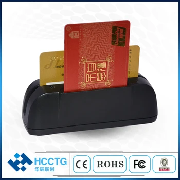 2 in 1 Mini USB IC Smart MSR Kortelių Skaitytuvas Rašytojas HCC790U-SI