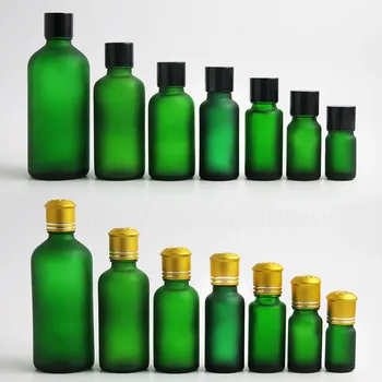 20 x kelionių tuščias Matinio Žalias Stiklas vaistažolių Butelis Konteinerių Buteliuką Suklastoti akivaizdu, juodasis auksas, sidabras bžūp 5 10 15 20 30 50 100 ml