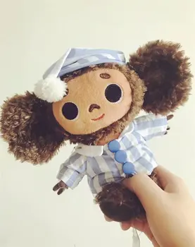 2018 naujas 1PC mielas Yebypawka Pliušinis Žaislas Mielas Beždžionės iškamša Cheburashka Žaislas Minkštas Pliušinis Lėlės, žaislai vaikams