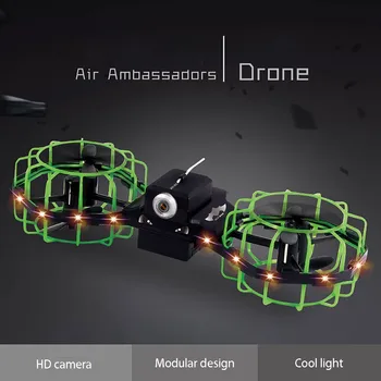 2019 Naujausias Nuotolinio Valdymo Quadcopter realaus laiko fpv 720P Vaizdo Kamera HD Padėties nustatymo RC Drone 360 Laipsnių Besisukantis Lėktuvas dovana