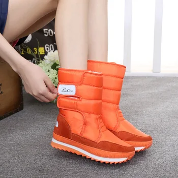 2020 batai batai Greitai platforma šiltas pristatymo moteris vandeniui moterų žieminiai batai moterims, spalvinga aksomo sniego boot ponios batų
