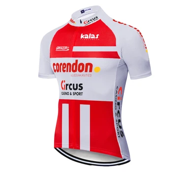 2020 komanda corendon cirko dviračių džersis Vasarą Kalnų dviračių marškinėliai ropa de ciclismo kvėpuojantis trumpą rankovė džersis ciclismo