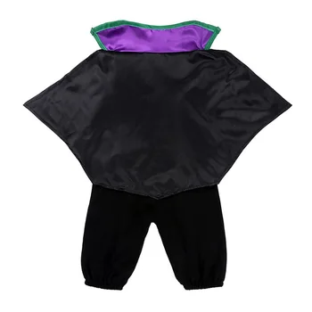 2020 Kūdikių Drabužiai Vampyras Halloween Kostiumai Su Apsiaustu Berniukas Onesies Pavasarį, Rudenį Medvilnės Romper Cute Kūdikių Outwear
