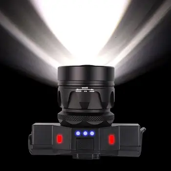 2020 m. Aukštos Kokybės Dviračių Žibintai Įkraunamas Žibintas LED Žibintuvėlis T6 Cob Dviratį Mechaninė Zoom Dviračių Priekiniai Priedai