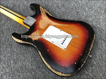 2020 m. Aukštos kokybės Reliktas-st elektrinė gitara, ST stiliaus,Alksnis kūną su Klevo kaklo,3 kūno spalvos,nemokamas pristatymas