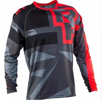 2020 m. enduro RF Dviračių T-shirt Kalnų Kalnų Dviratį ilgomis Rankovėmis Lenktynių Drabužius DH MTB Offroad Motokroso, BMX Megztiniai didmeninės