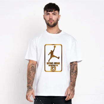 2020 metų vasaros naują Jordan23 white T-shirt vyrai moterų karšto pardavimo atspausdintas T-shirt vyrams, prekės ženklo drabužių